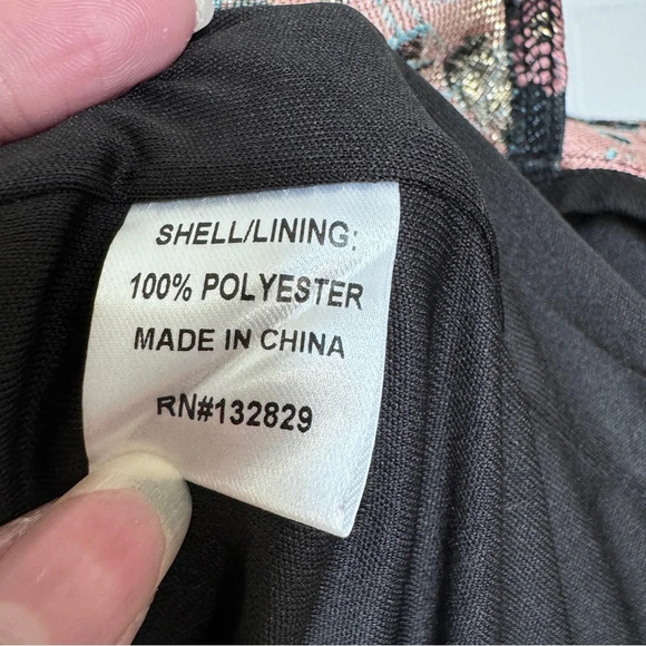 Revolve Superdown Macey Mini Dress Size Black Pink Floral Mini Dress Size M - Picture 12 of 13